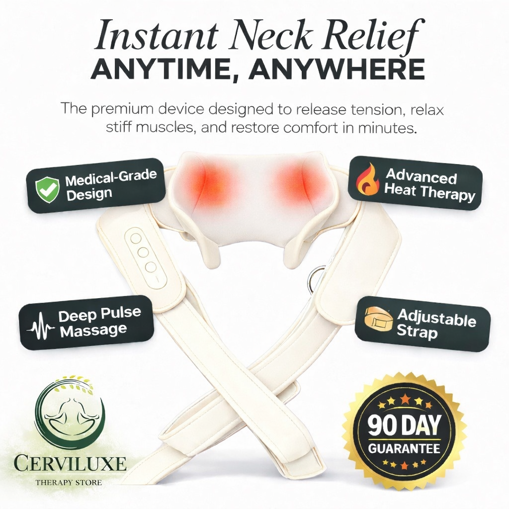 CerviLuxe™ Heated Shiatsu Massager