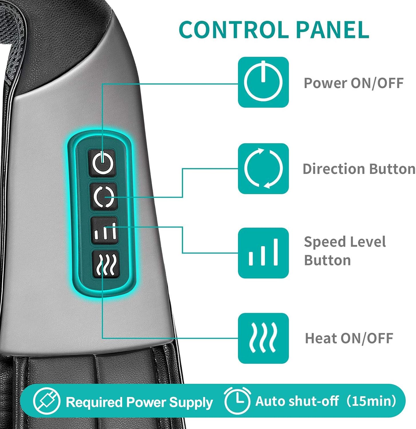 Heated Shiatsu Neck Massager