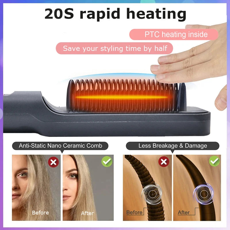 Electric Heat Hair Straightener
